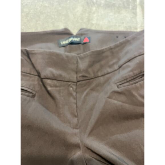 Lane Bryant Dress Pants Womens 1 14‎ Houston Straight Brown Right Fit - Picture 3 of 5